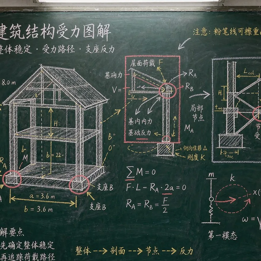 粉笔板书 · 建筑