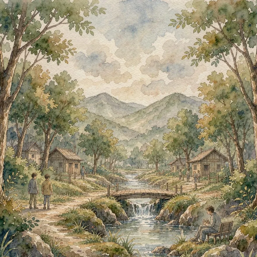 动画水彩 风格预览